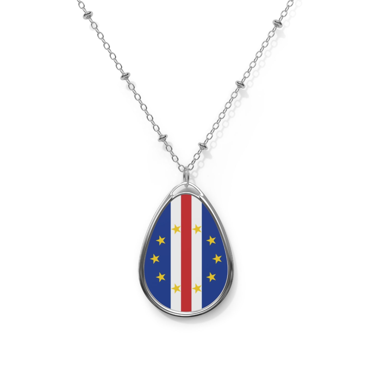 Necklace - Cabo Verde Oval Pendant