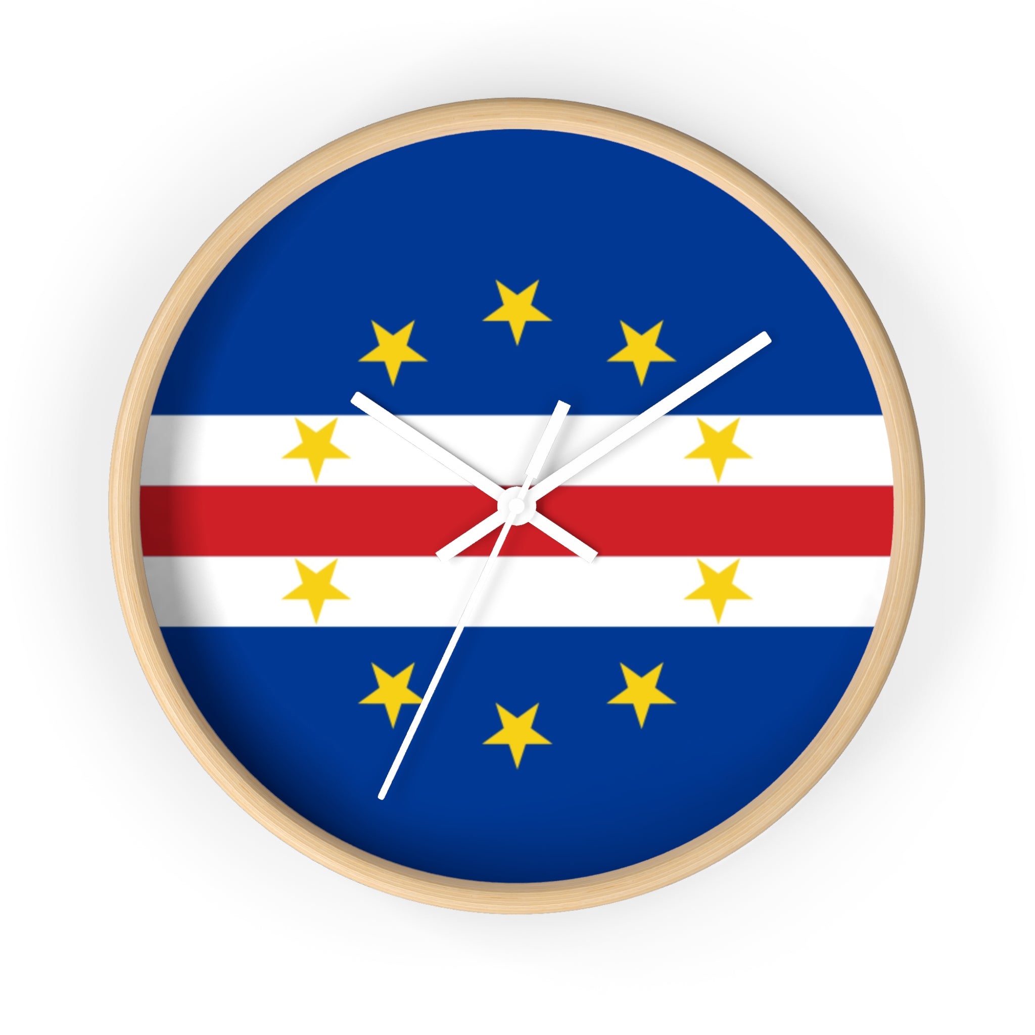 Cape Verding Flag Wall Clock