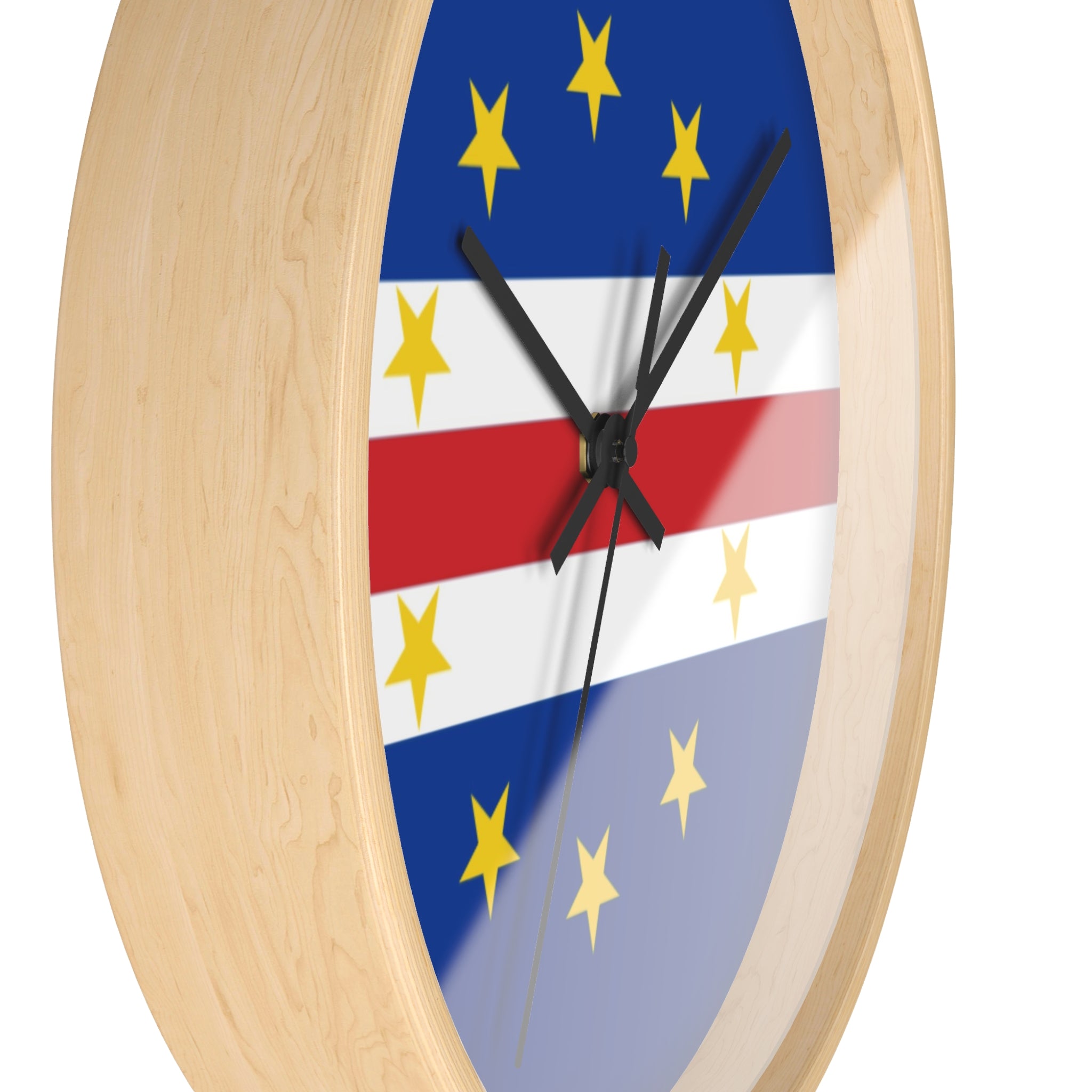 Cape Verding Flag Wall Clock