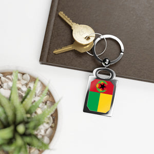 Cape Verde Flag Key Chain