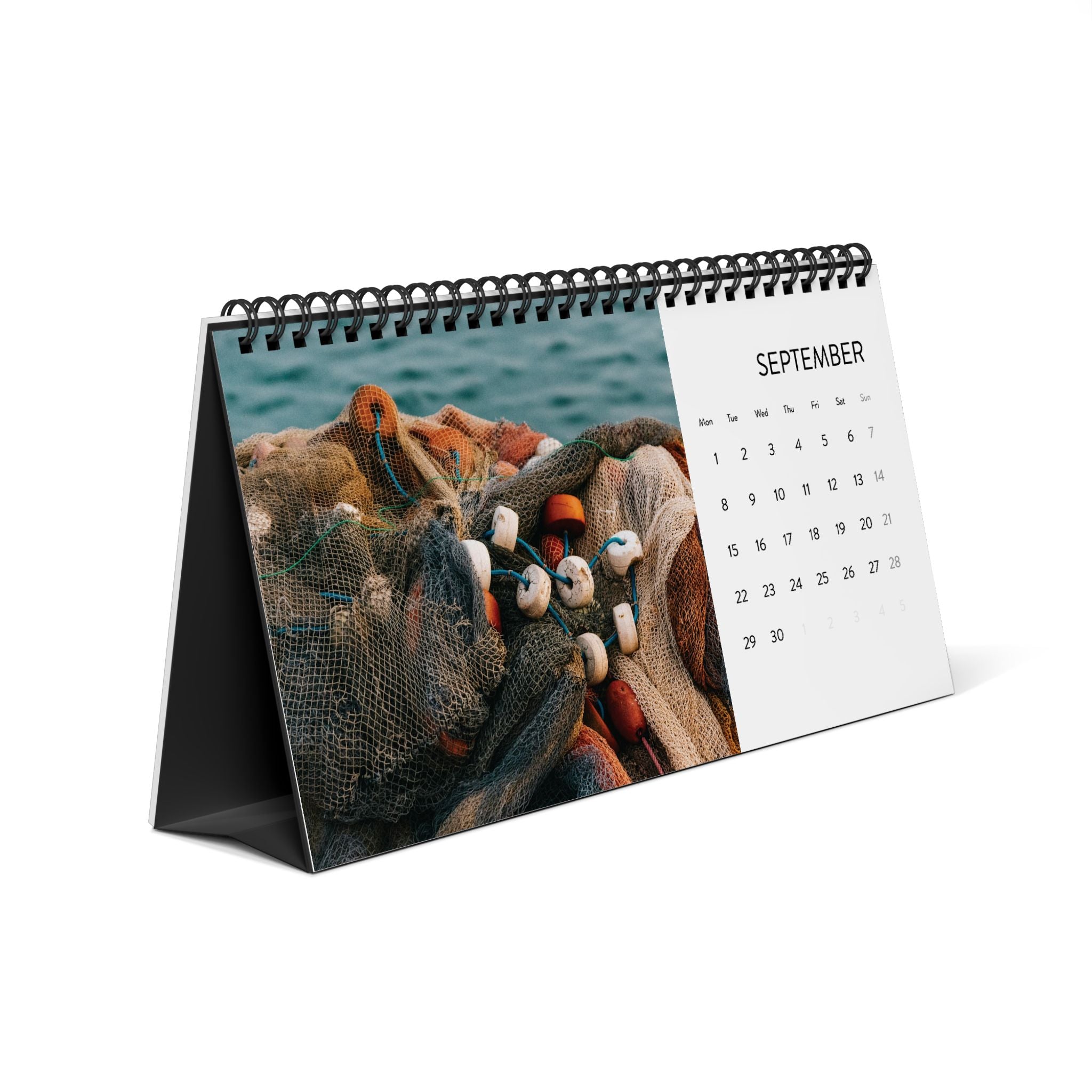 Desk Calendar Cape Verde 2025 Grid