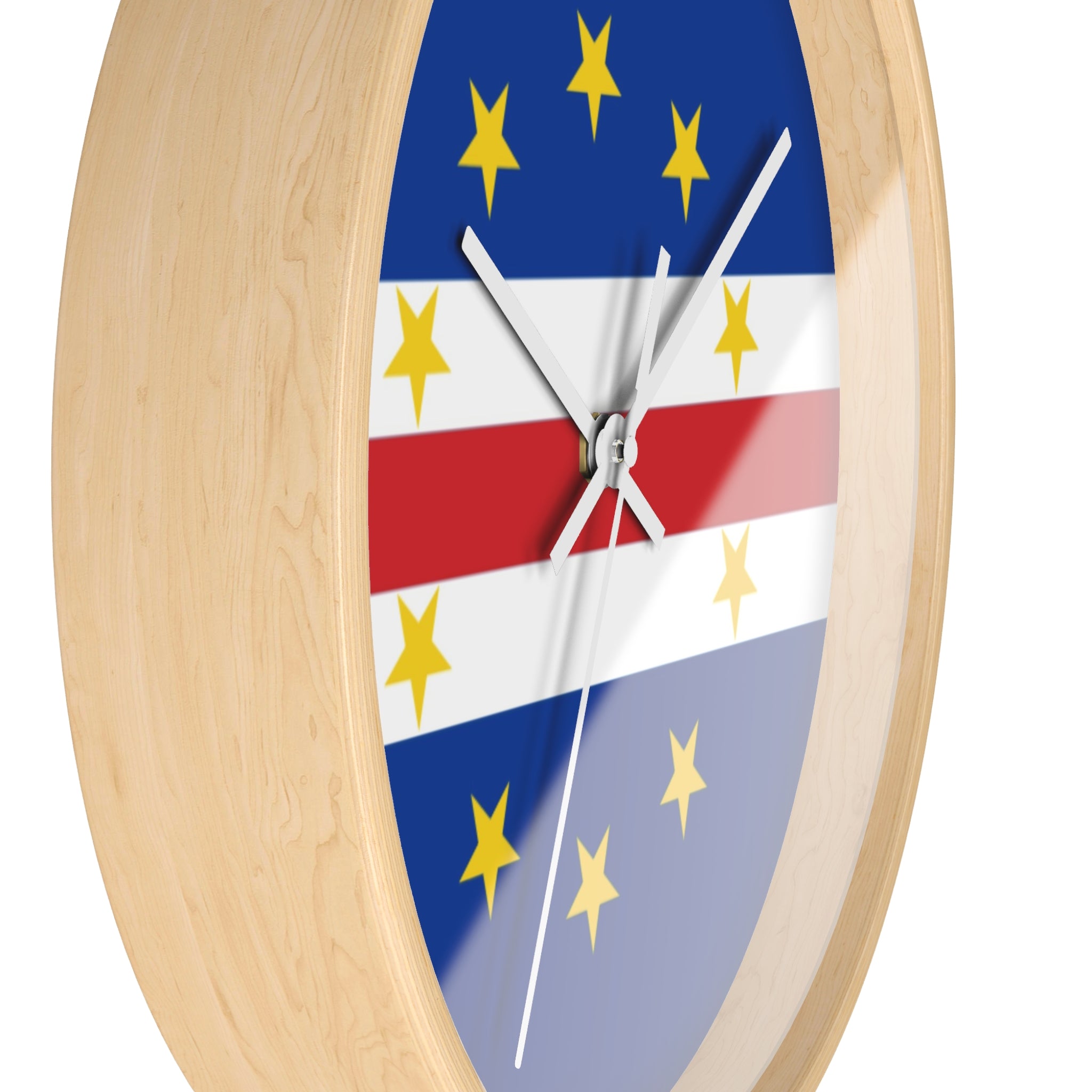 Cape Verding Flag Wall Clock